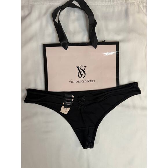 Victoria’s Secret Vintage G-String Thong – Black – Size XS – 2014 NWT - Picture 2 of 4